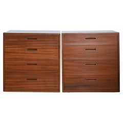 Mahogany Chest of Drawers by Dunbar, a pair