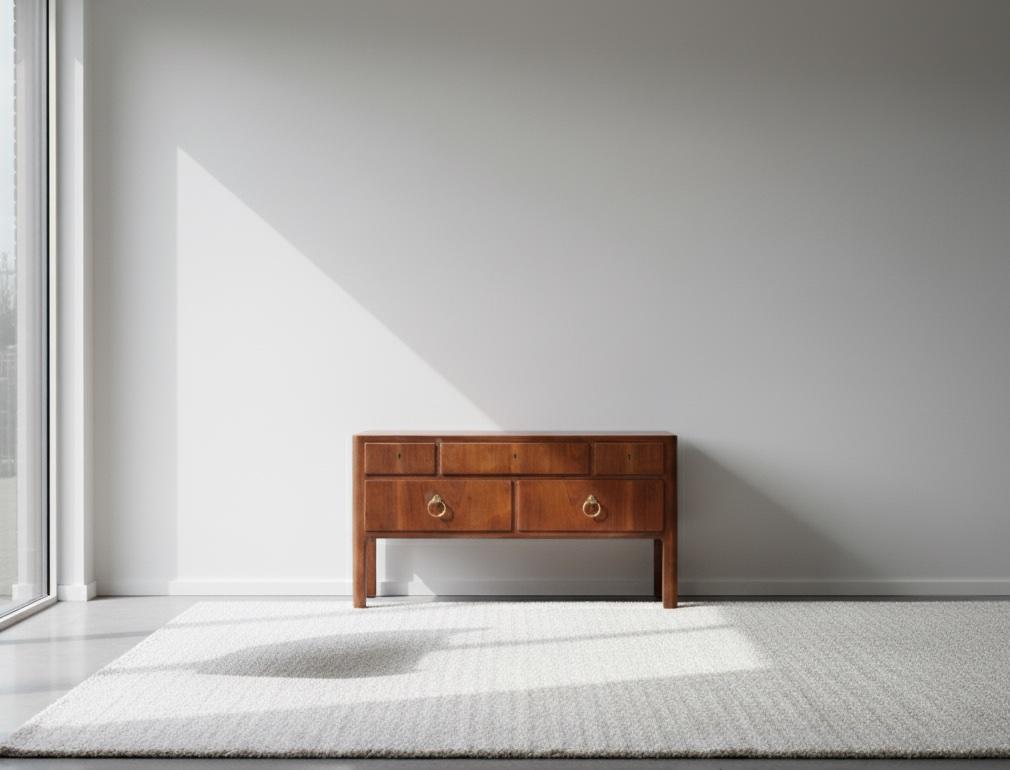 Cómoda o aparador diseñado por Ernst Kühn en los años 30, realizado en caoba con cinco espaciosos cajones. La pieza combina líneas limpias y diseño funcional, lo que la hace versátil para una gran variedad de interiores.

Un buen ejemplo de la