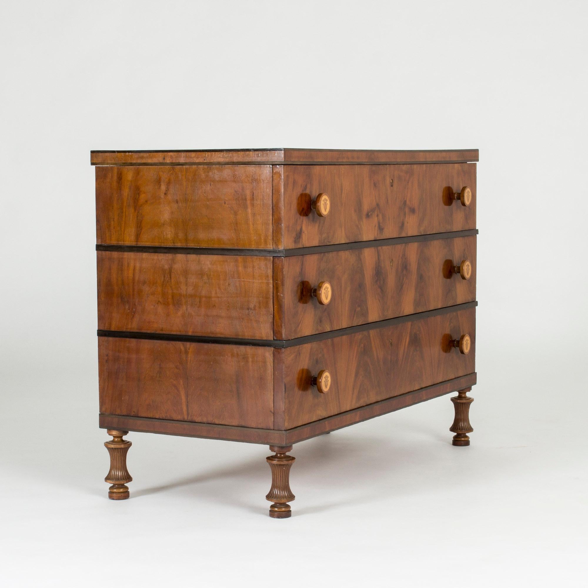 Scandinavian Modern Mahogany Chest of Drawers by Otto Schulz
