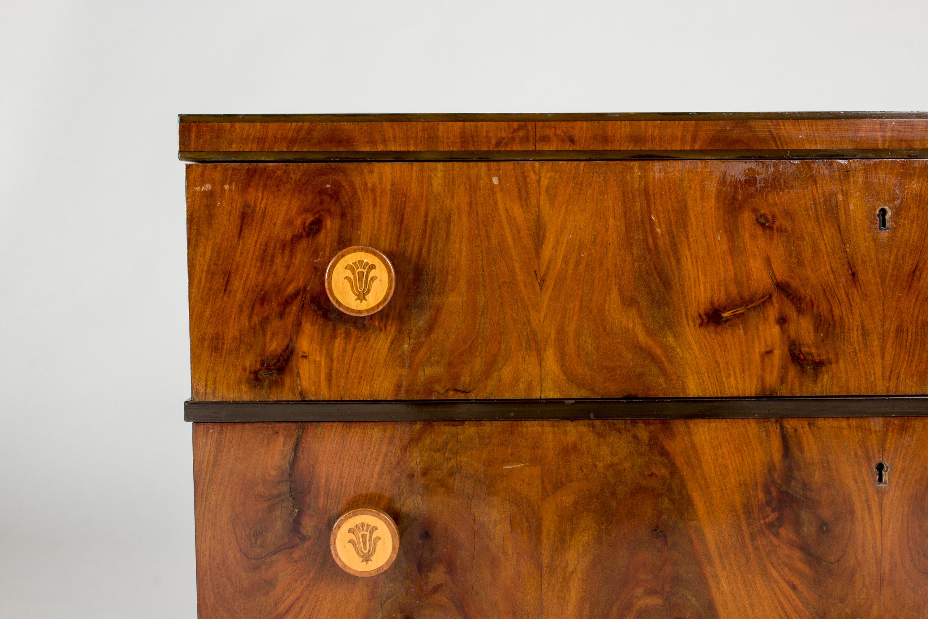 Mahogany Chest of Drawers by Otto Schulz (Birke)