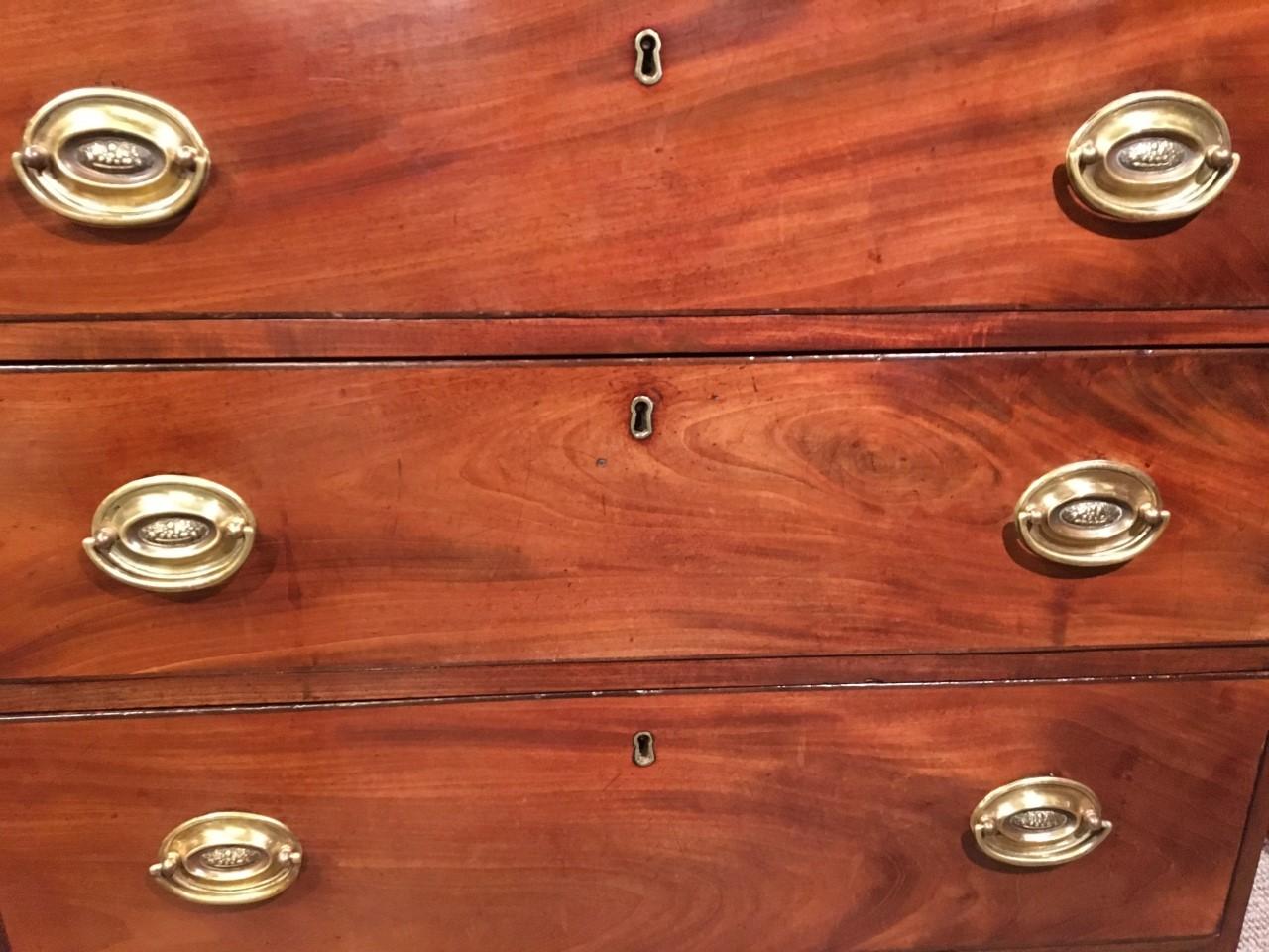 19th Century Mahogany Chest of Drawers, English, circa 1830 For Sale