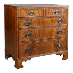 Mahogany Chest of Drawers, English, Georgian, Revival, Mid-20th Century
