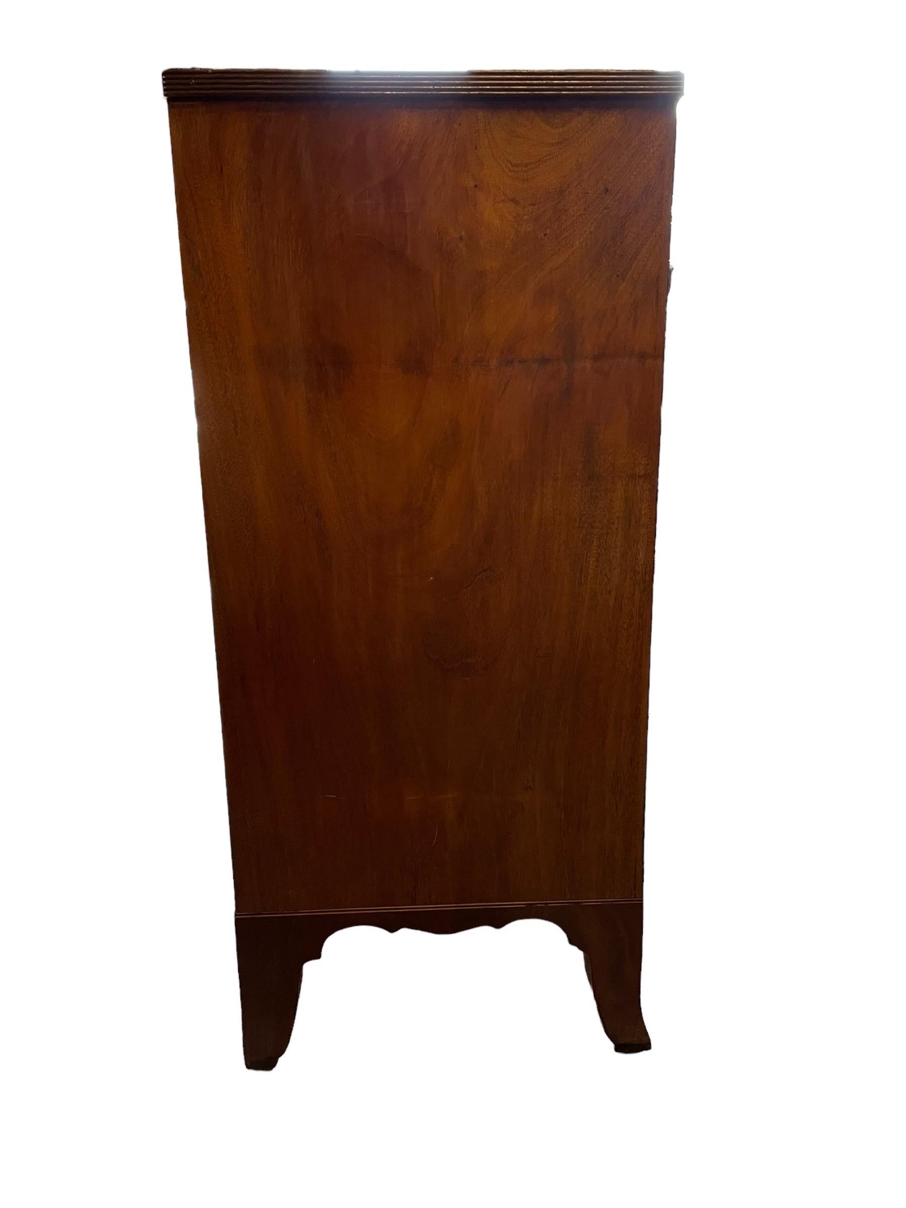 Hardwood Walnut Chest of Drawers For Sale 1