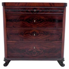 Mahogany Chest of Drawers, Northern Europe, circa 1860