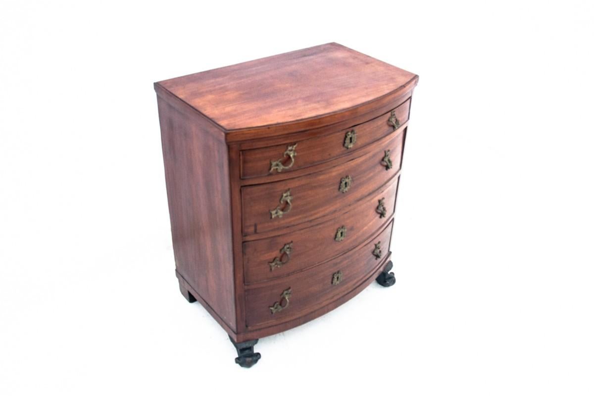 Empire Mahogany Chest of Drawers, Northern Europe, circa 1900 For Sale