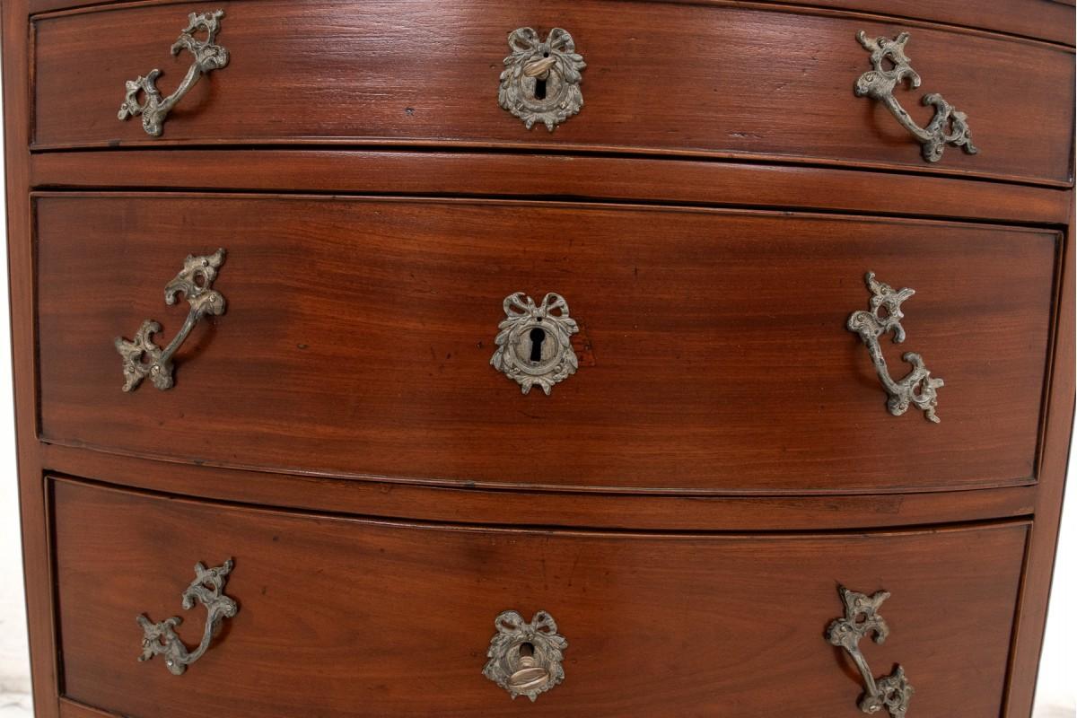 Mahogany chest of drawers, Northern Europe, late 19th century. 1
