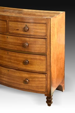 Mahogany Chest of Drawers, Spain, 19th Century