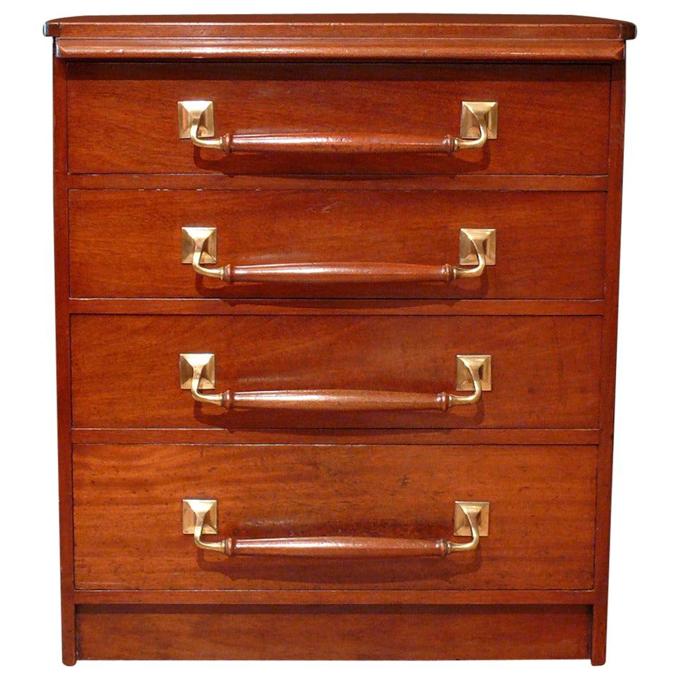 Mahogany Chest of Haberdashers Drawers, circa 1910 For Sale