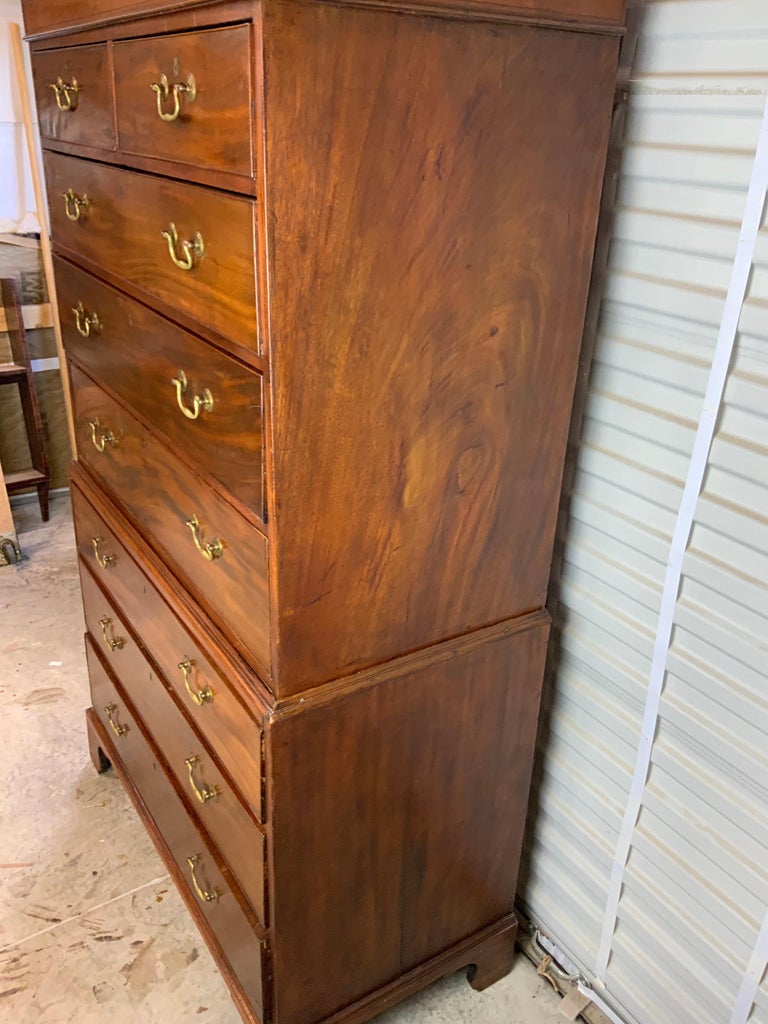 Mahogany Chest on Chest / Tall Chest For Sale at 1stDibs