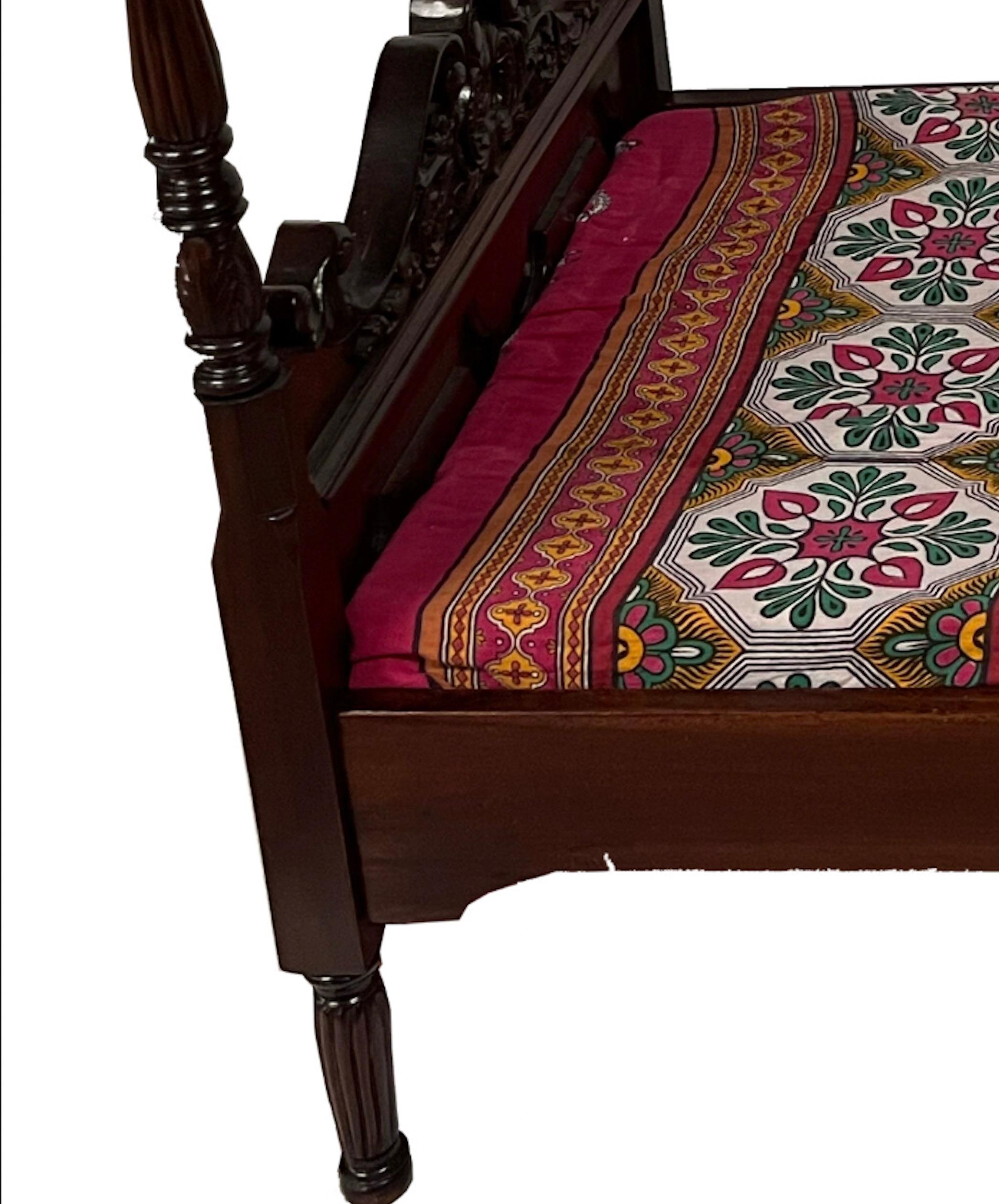 19th Century Mahogany Children’s Canopy Bed For Sale