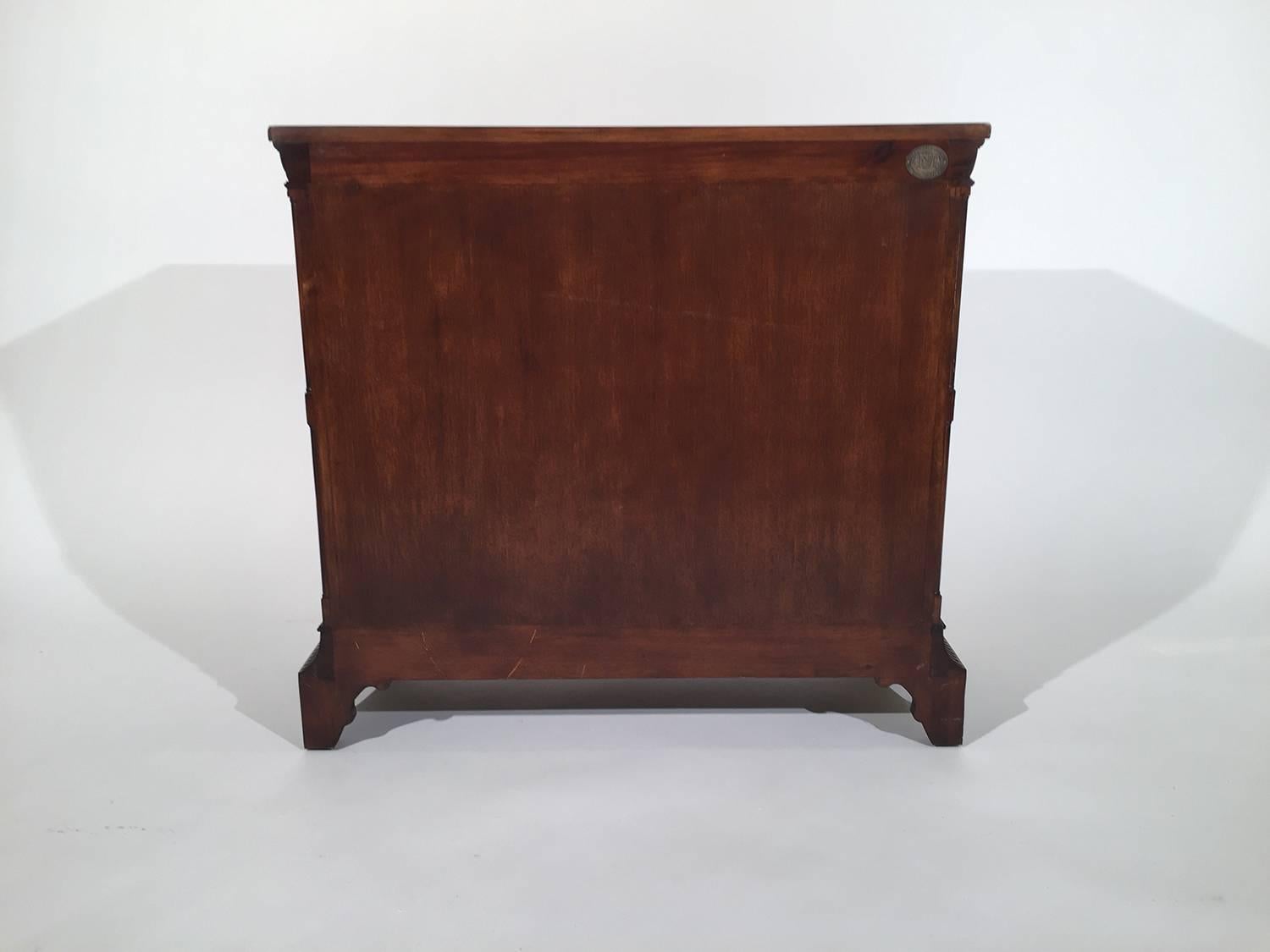 Mid-20th Century Mahogany Chinese Chippendale Style Bookcase “Banks & Coldstone”
