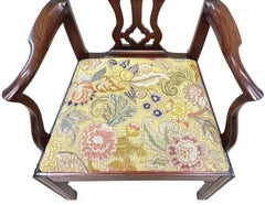 Mahogany Chippendale 18th Century Armchair