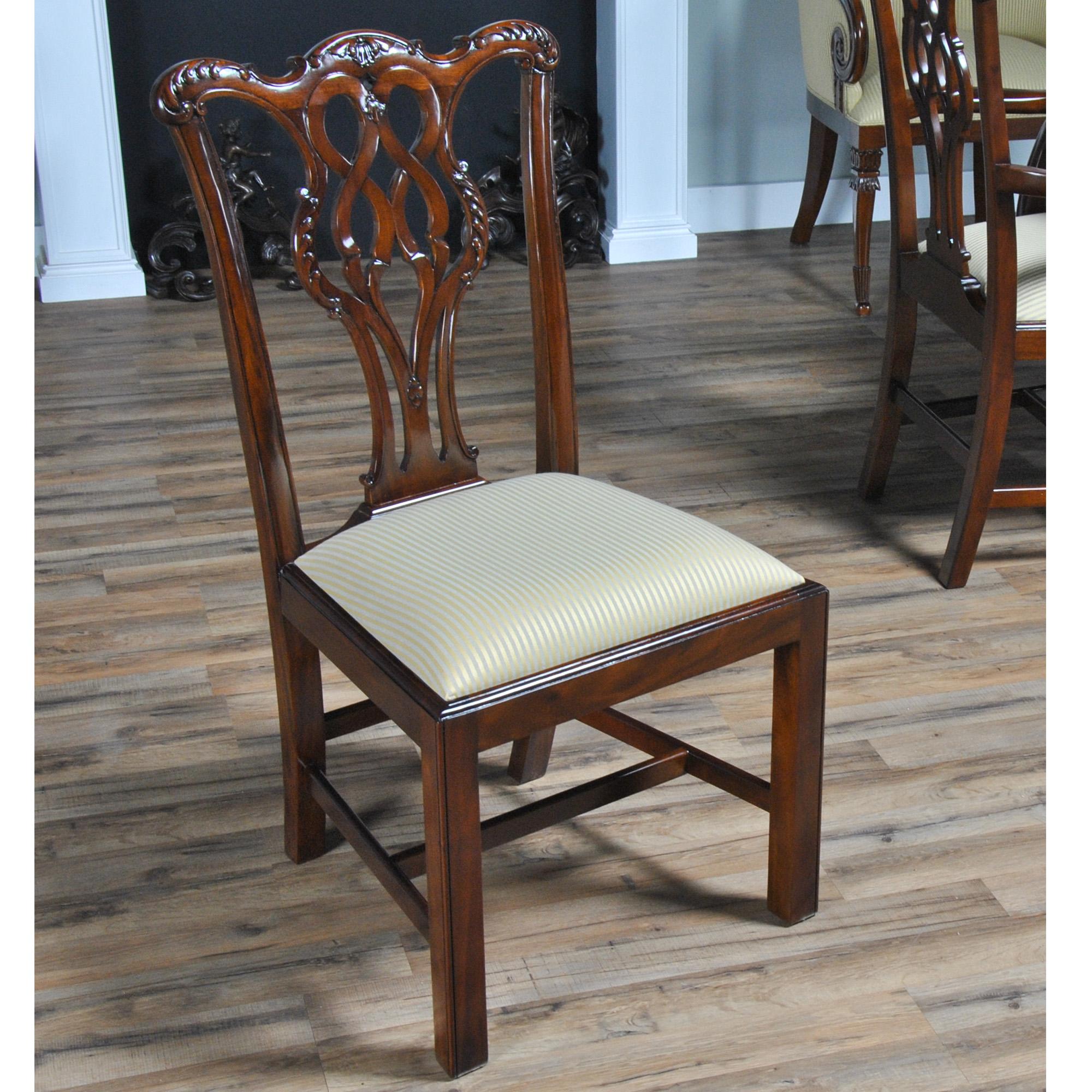 Mahogany Chippendale Chairs, Set of 10 For Sale 6