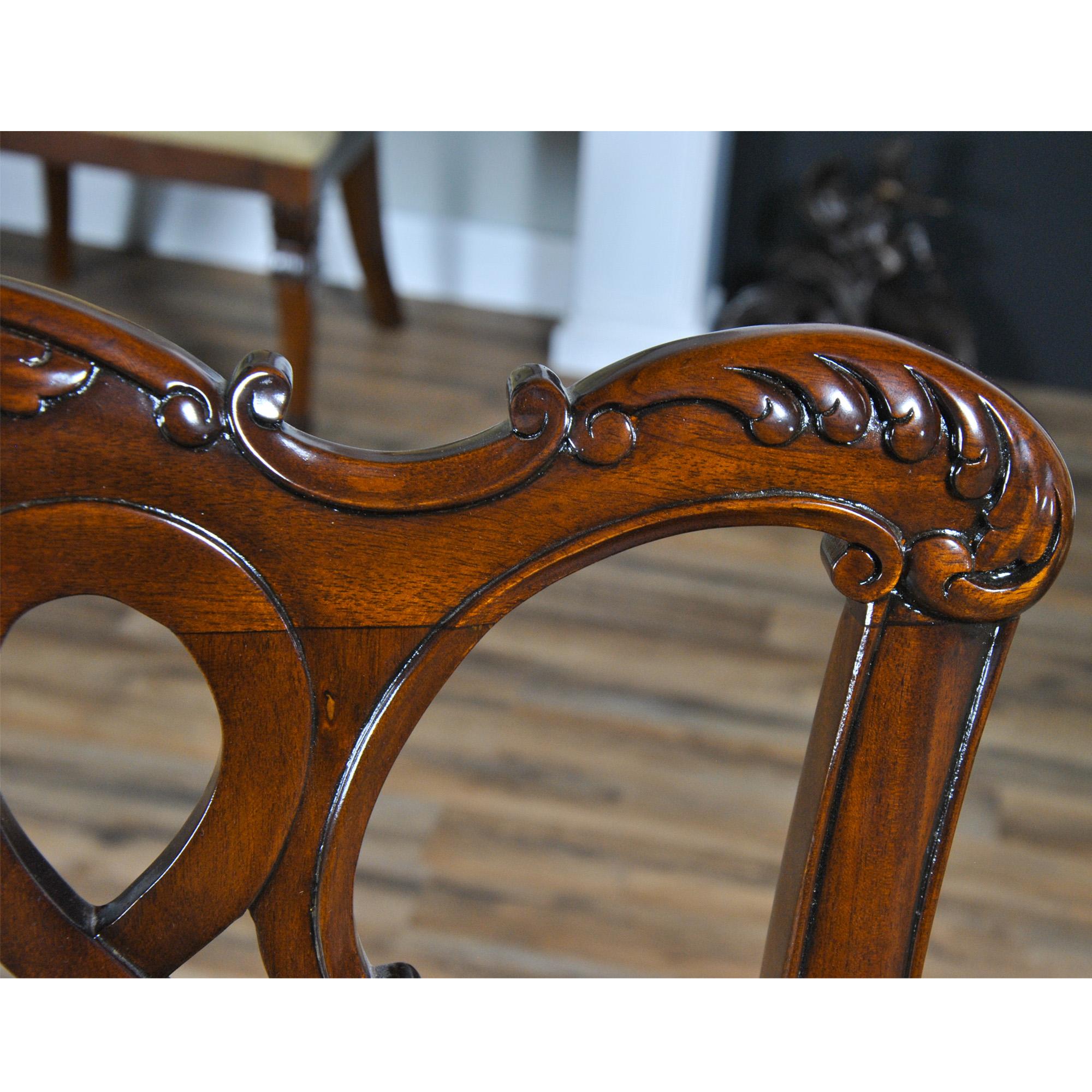 Mahogany Chippendale Chairs, Set of 10 For Sale 8