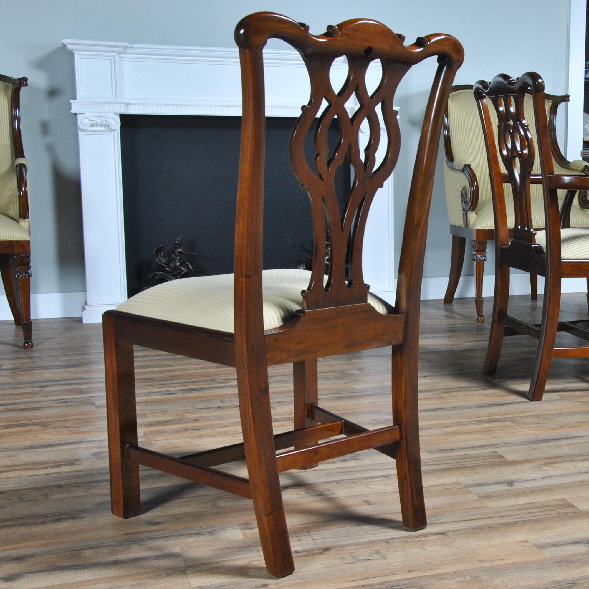 Mahogany Chippendale Chairs, Set of 10 For Sale 11