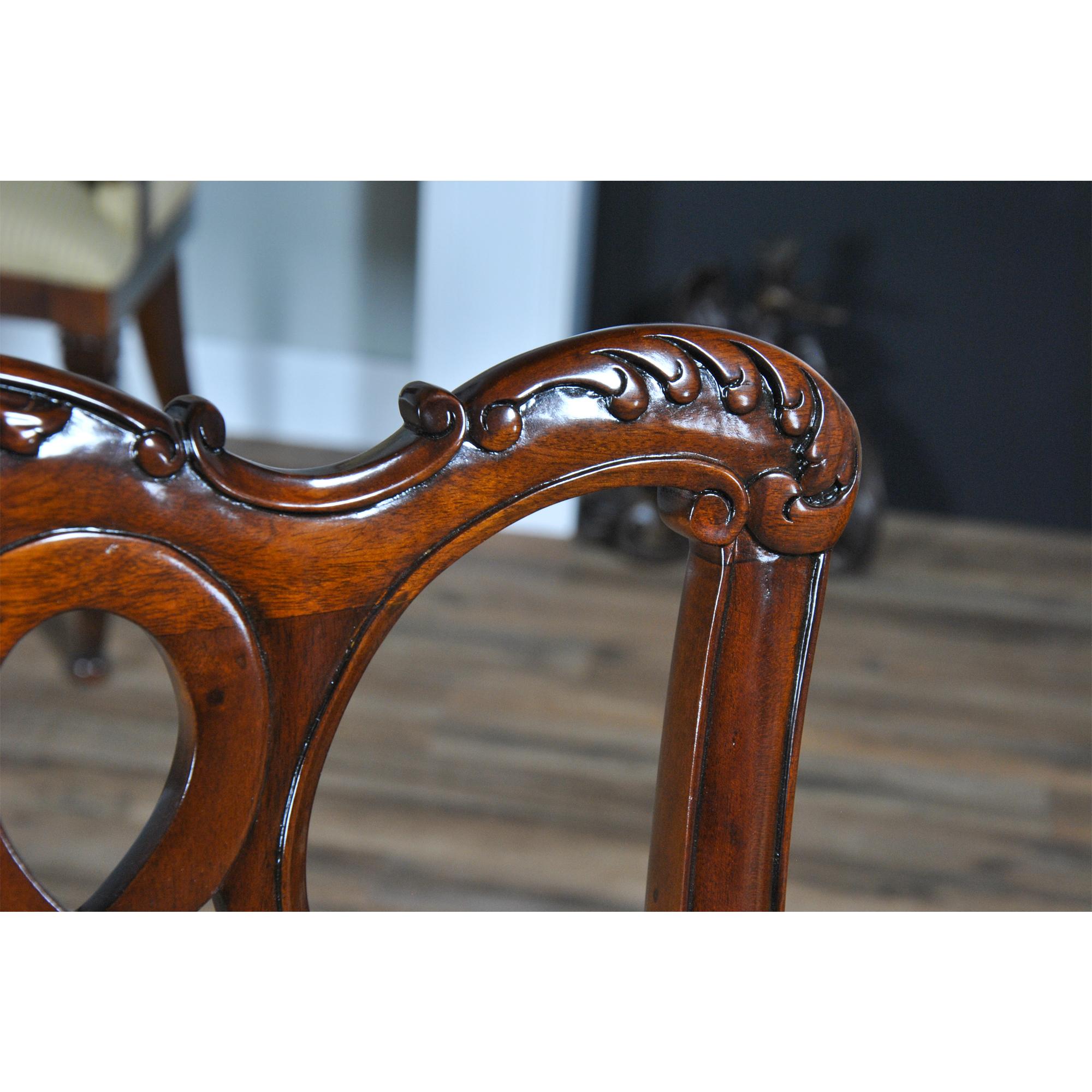 Mahogany Chippendale Chairs, Set of 10 In New Condition For Sale In Annville, PA