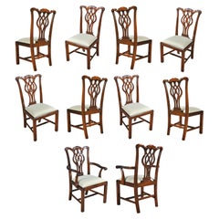 Mahogany Chippendale Chairs, Set of 10