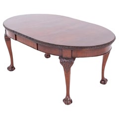 Mahogany Chippendale Dining Table Extending 1880