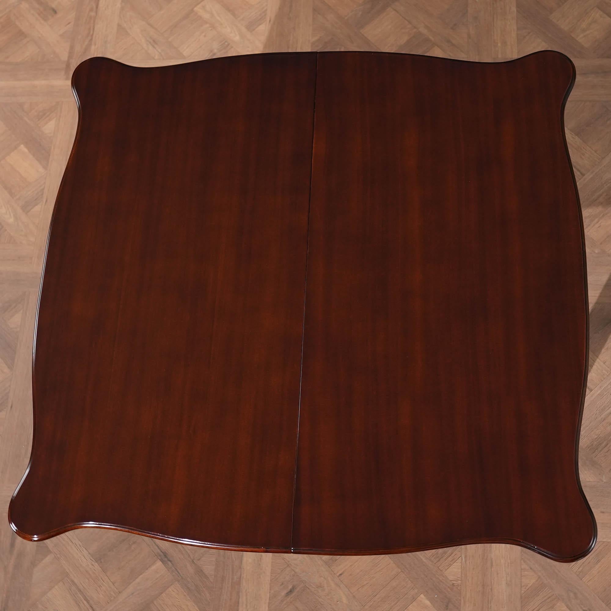 Mahogany Chippendale Game Table For Sale 5