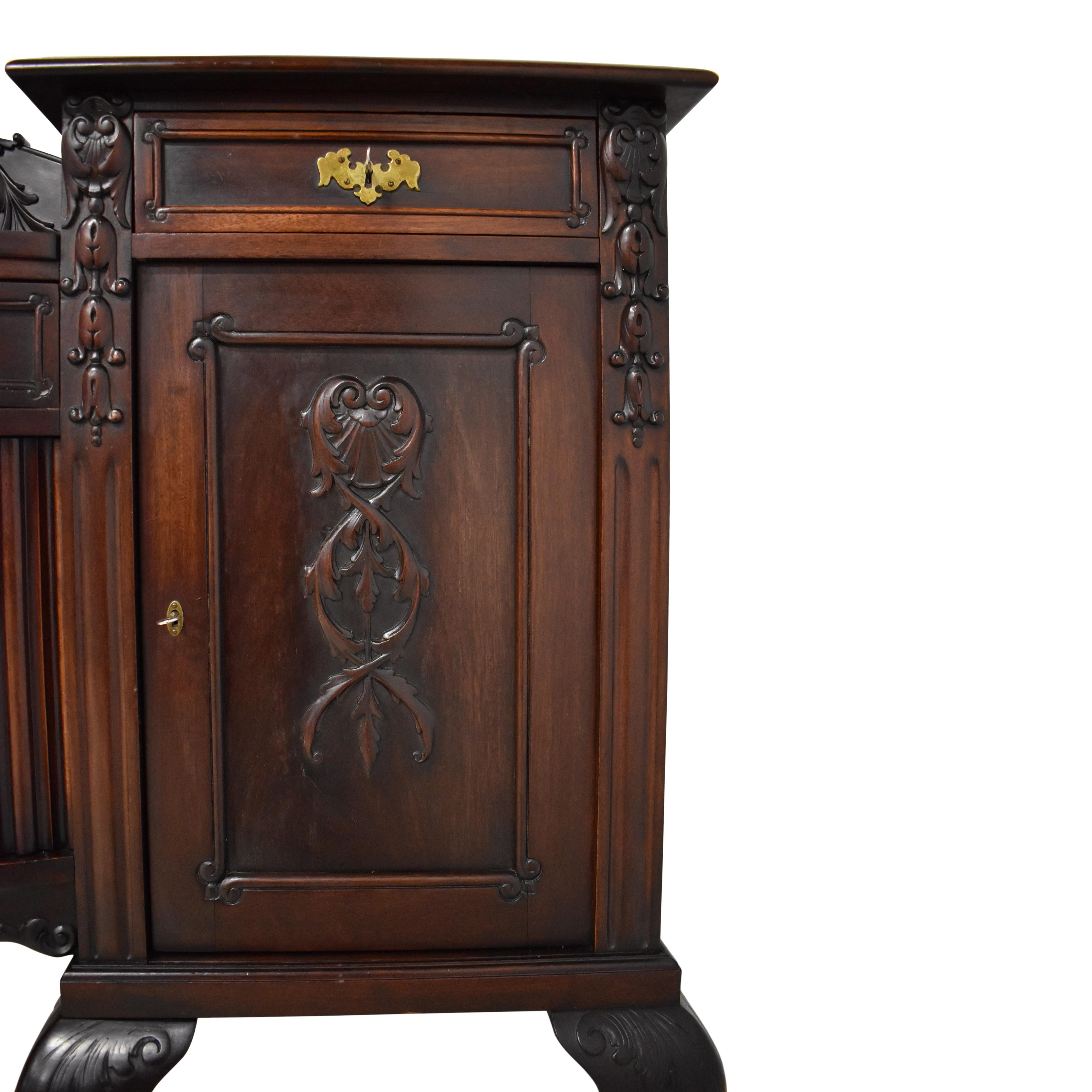 Mahogany Chippendale Sideboard, circa 1920 For Sale 5