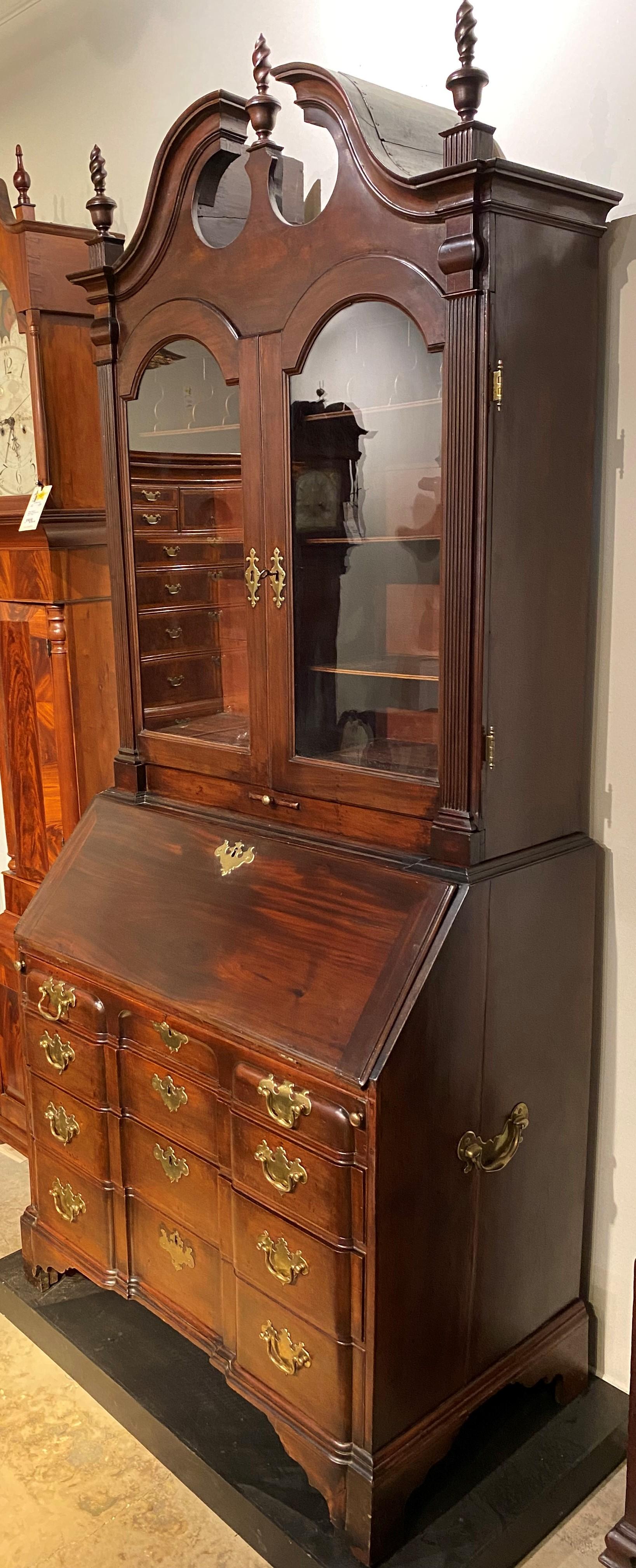 antique chippendale secretary desk