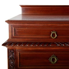 Mahogany Chippendale Style Sideboard Buffet