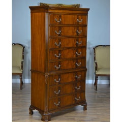 Mahogany Chippendale Tall Chest