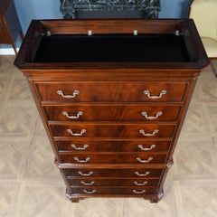 Mahogany Chippendale Tall Chest