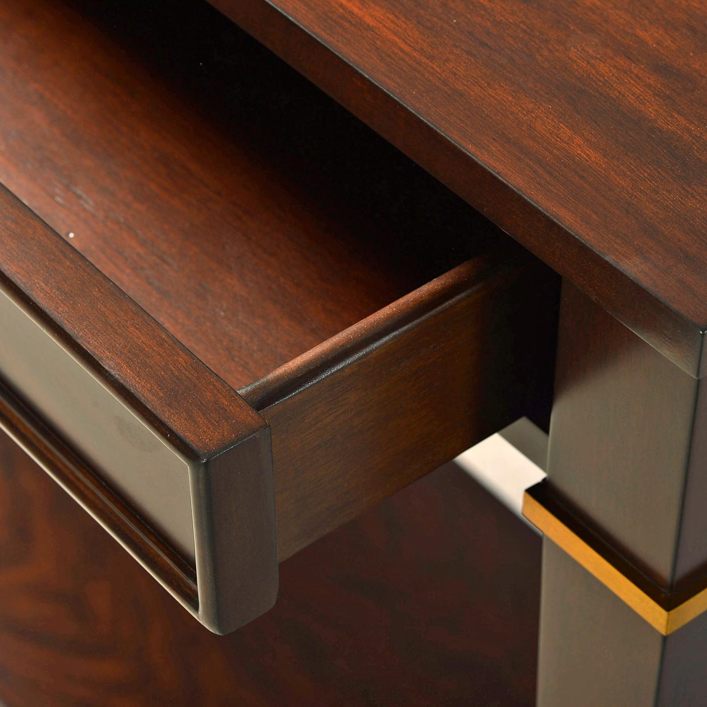 Mahogany Classic Console Table For Sale 3