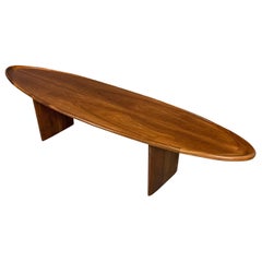 Widdicomb Mahogany Coffee Table Designed by T.H. Robsjohn-Gibbings  Mid Century