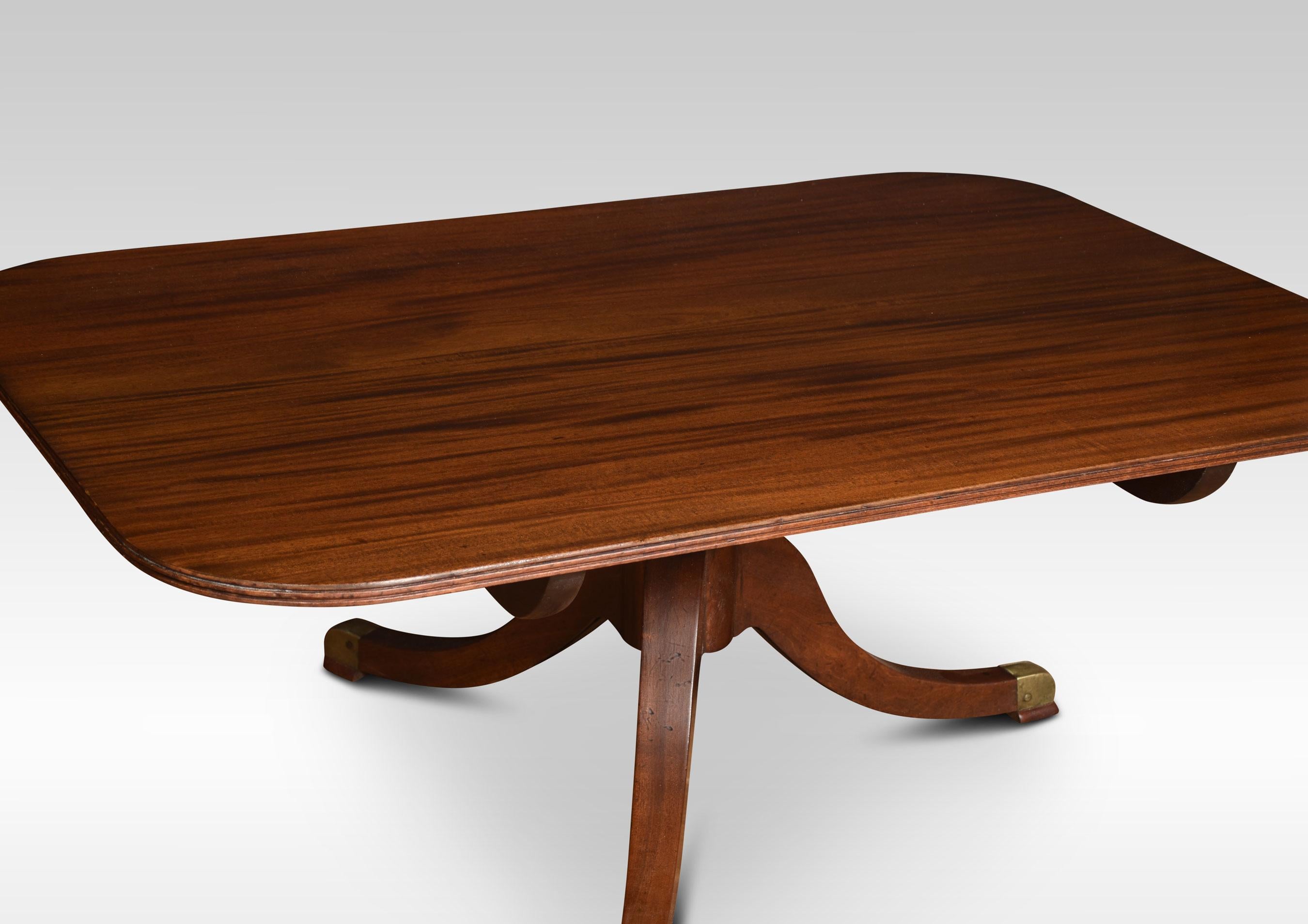 19th Century Mahogany Coffee Table For Sale