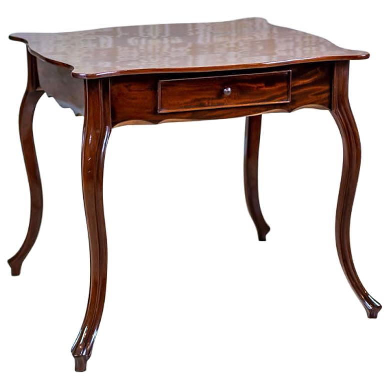 Mahogany Coffee Table from the Late 19th Century For Sale