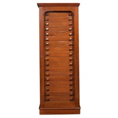 Used Mahogany collectors cabinet