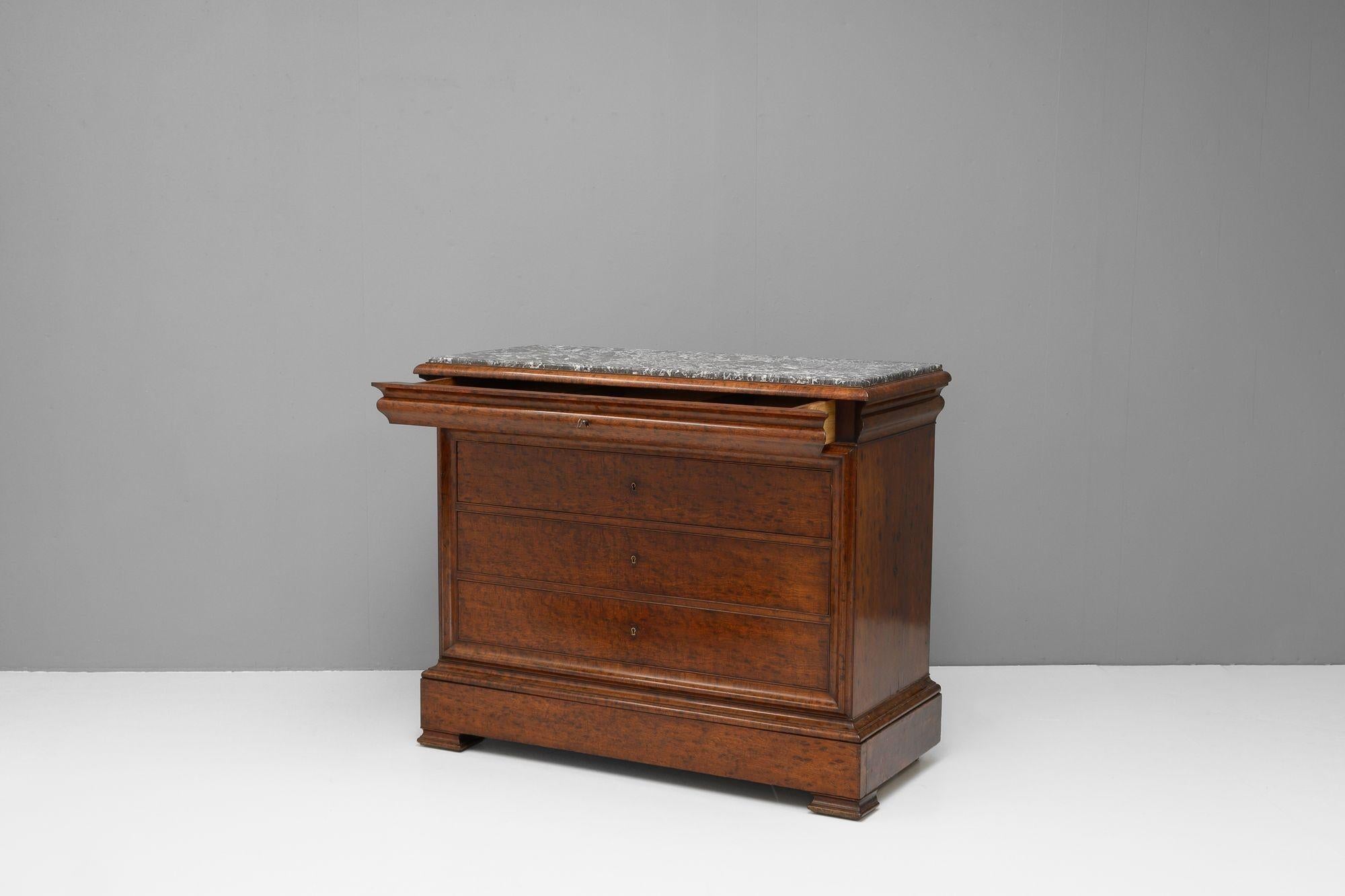 French Mahogany Commode For Sale