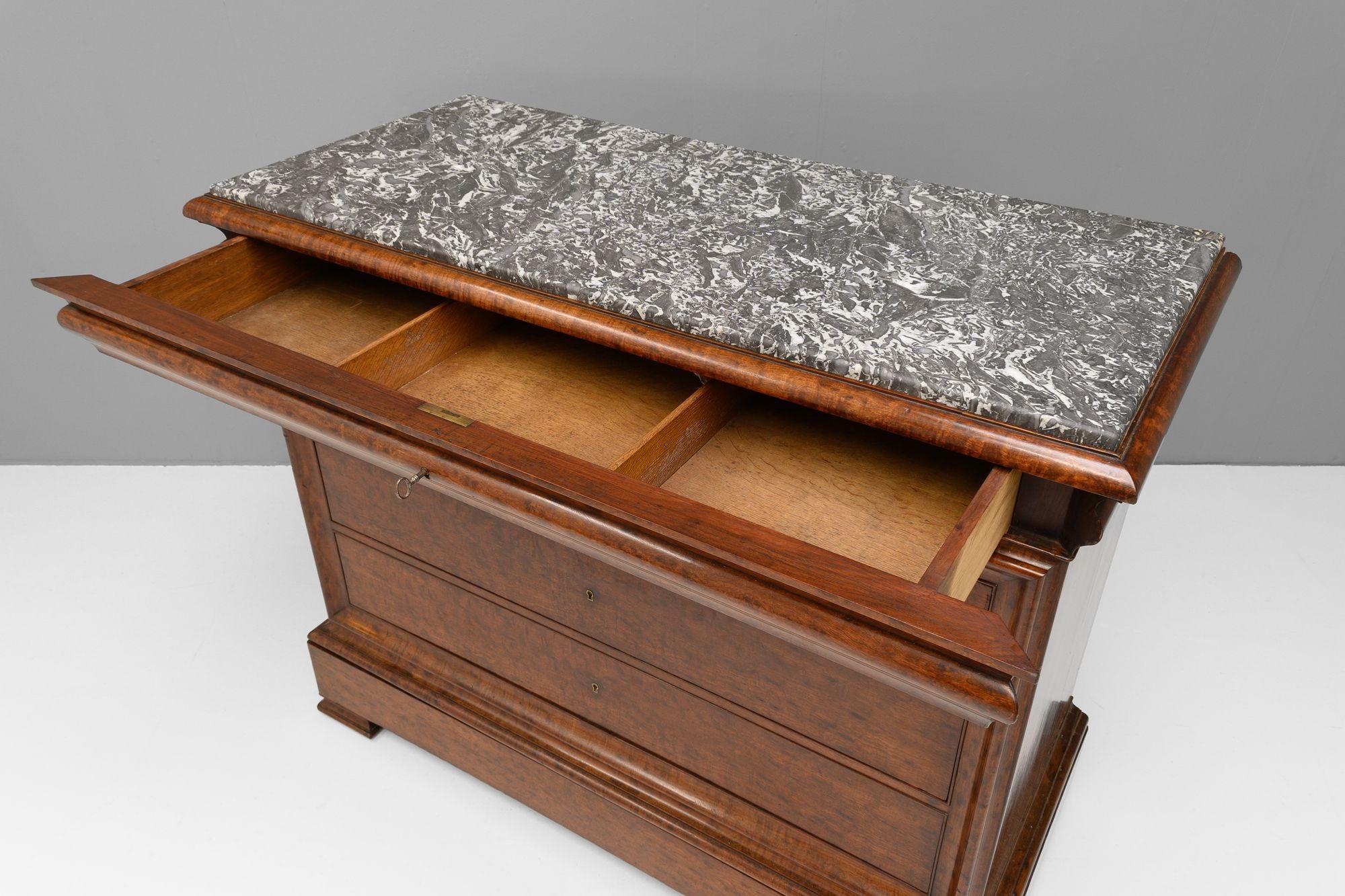 19th Century Mahogany Commode For Sale