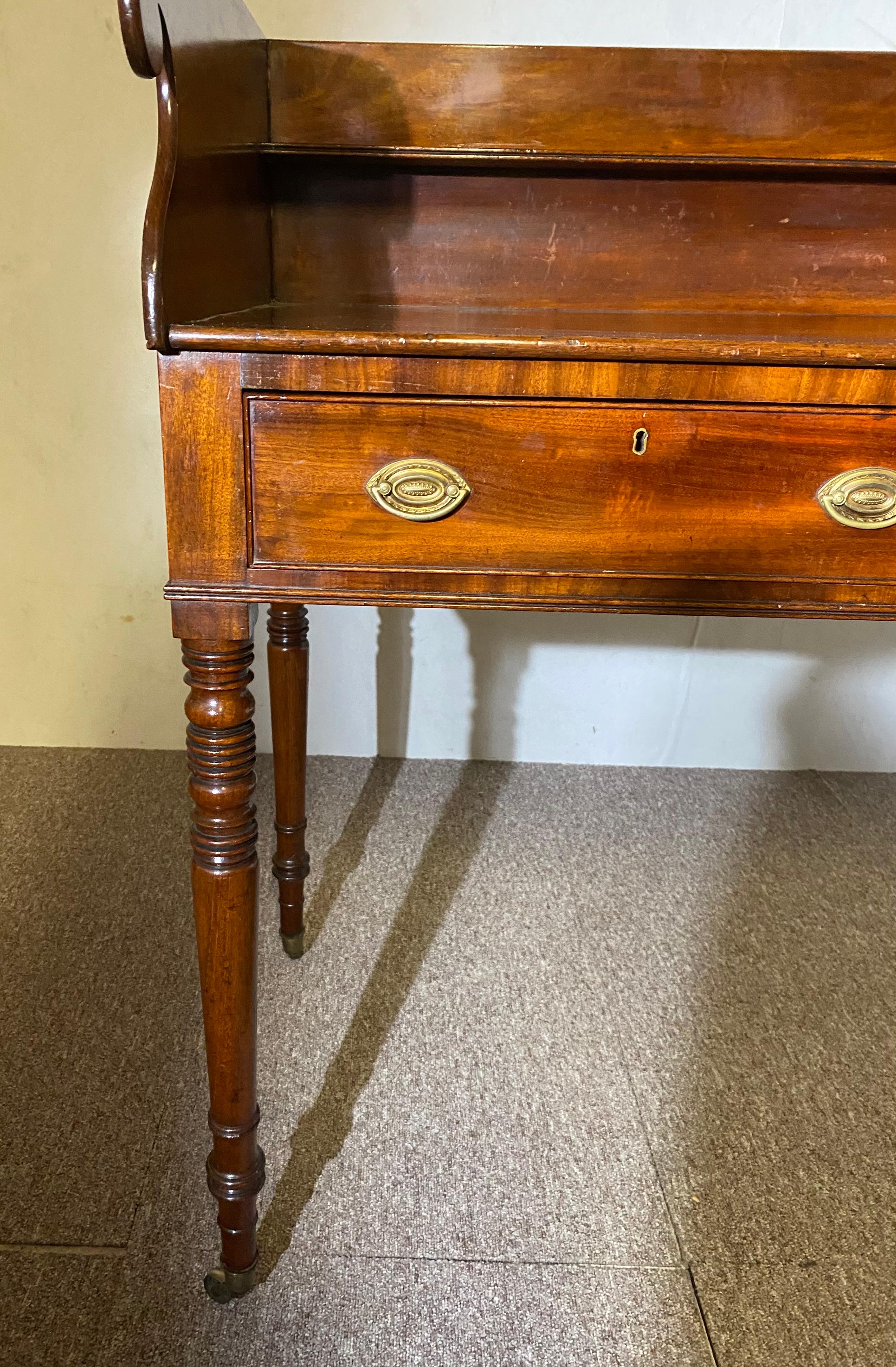 Console en acajou, anglais, 19e siècle en vente 11