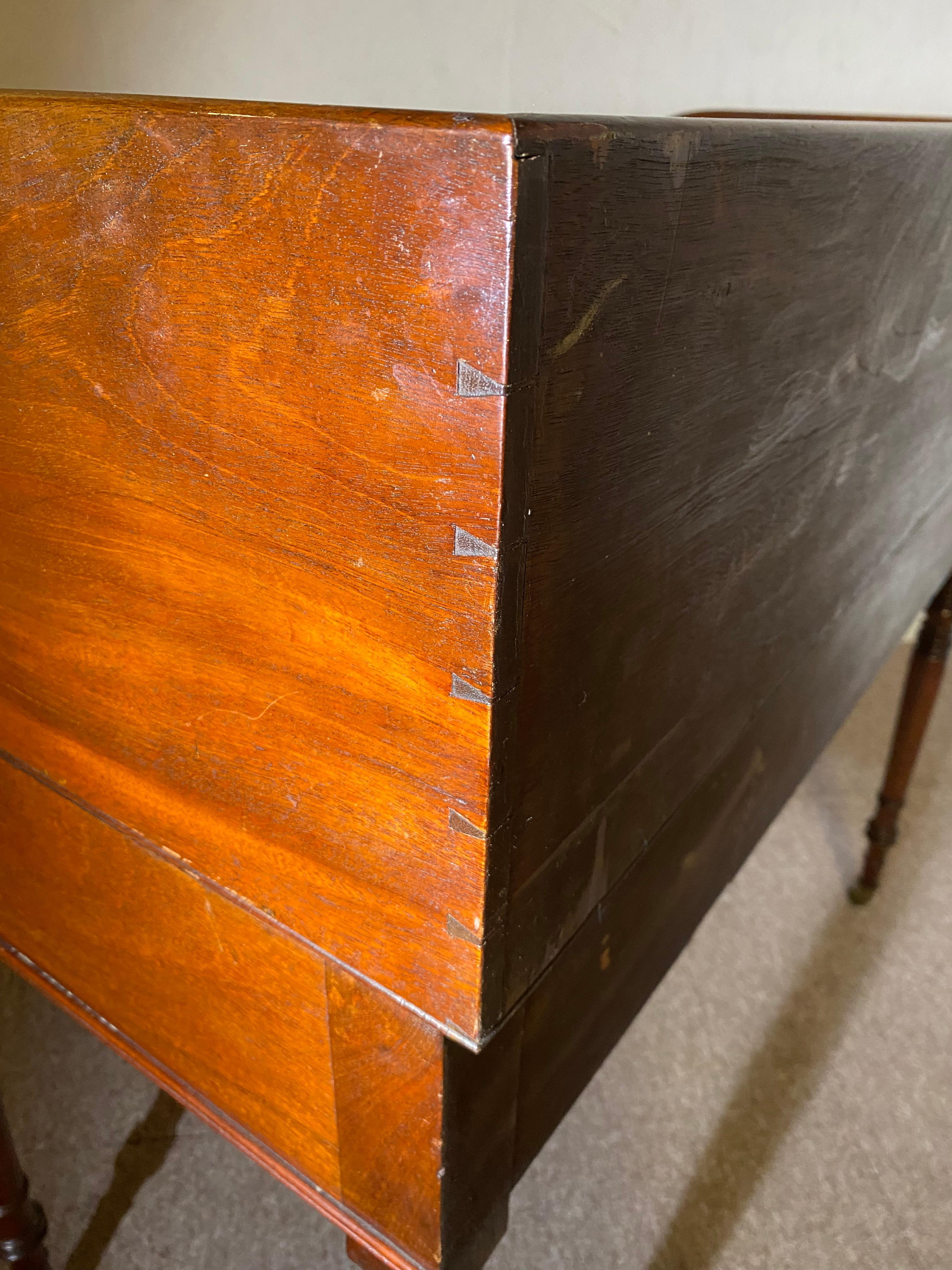 Fin du XIXe siècle Console en acajou, anglais, 19e siècle en vente