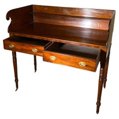 Mahogany console desk, English, 19th century