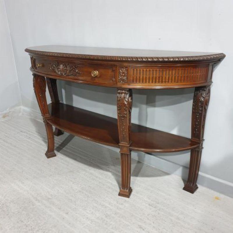 Mahogany Console Side Table by Gillows of Lancaster For Sale 4
