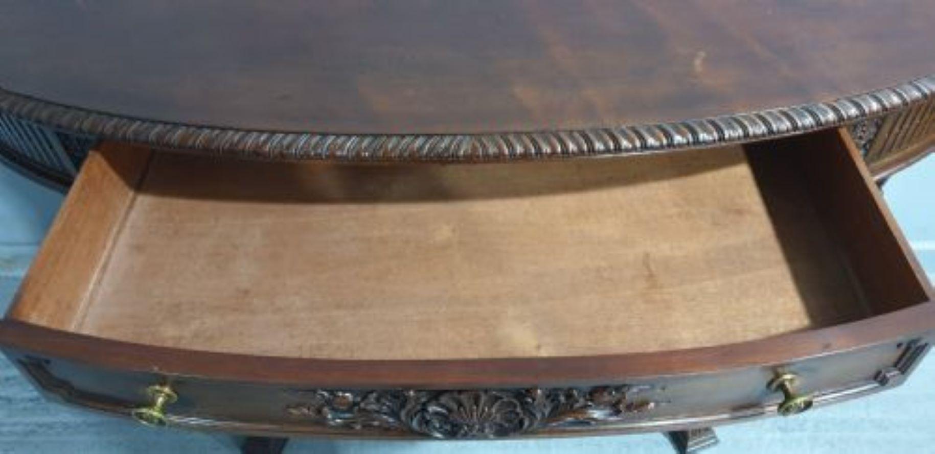 19th Century Mahogany Console Side Table by Gillows of Lancaster For Sale