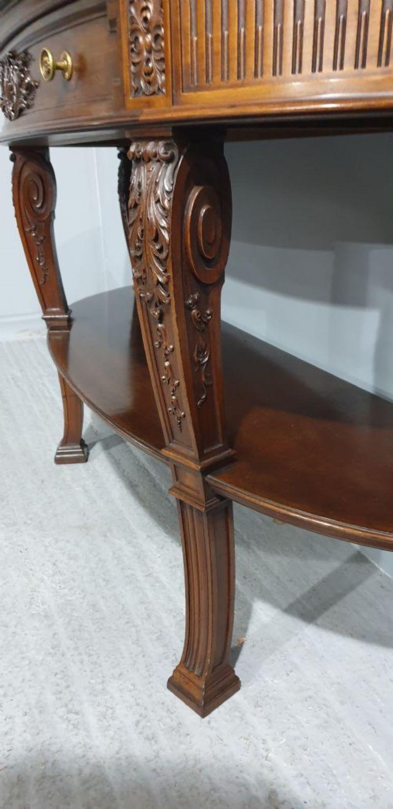 Mahogany Console Side Table by Gillows of Lancaster For Sale 3