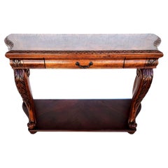 Mahogany Console Sofa Table