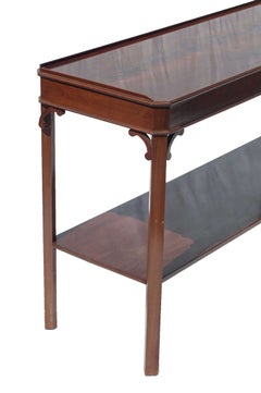 Mahogany Console Table