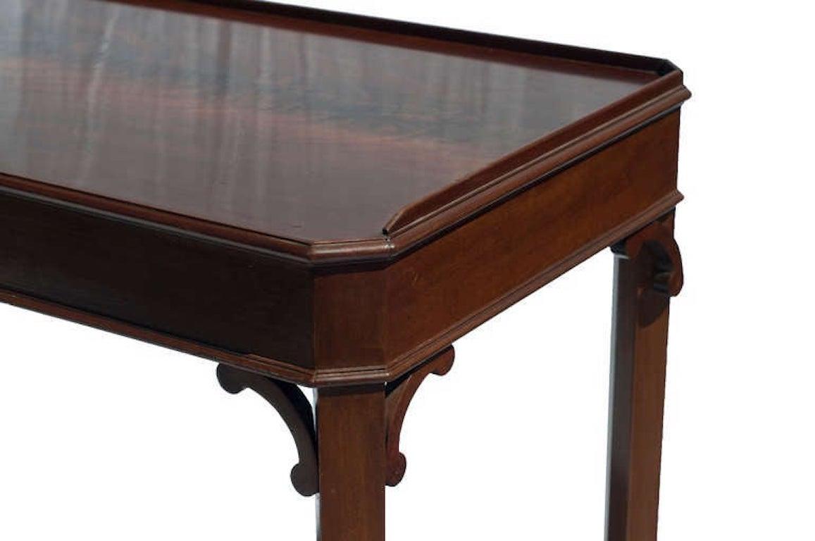 Mahogany Console Table In Good Condition In Washington, DC