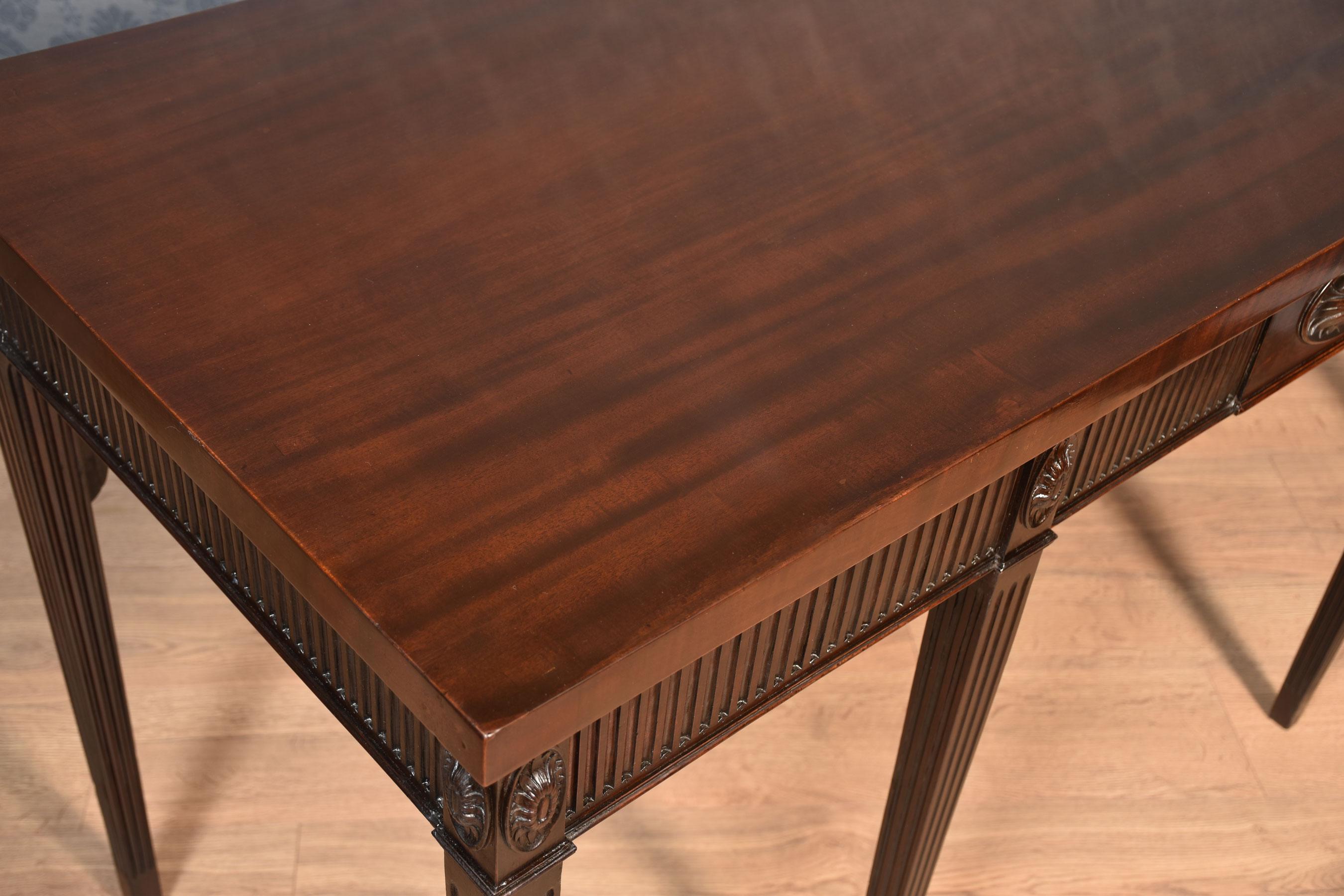 Table console en acajou en vente 2