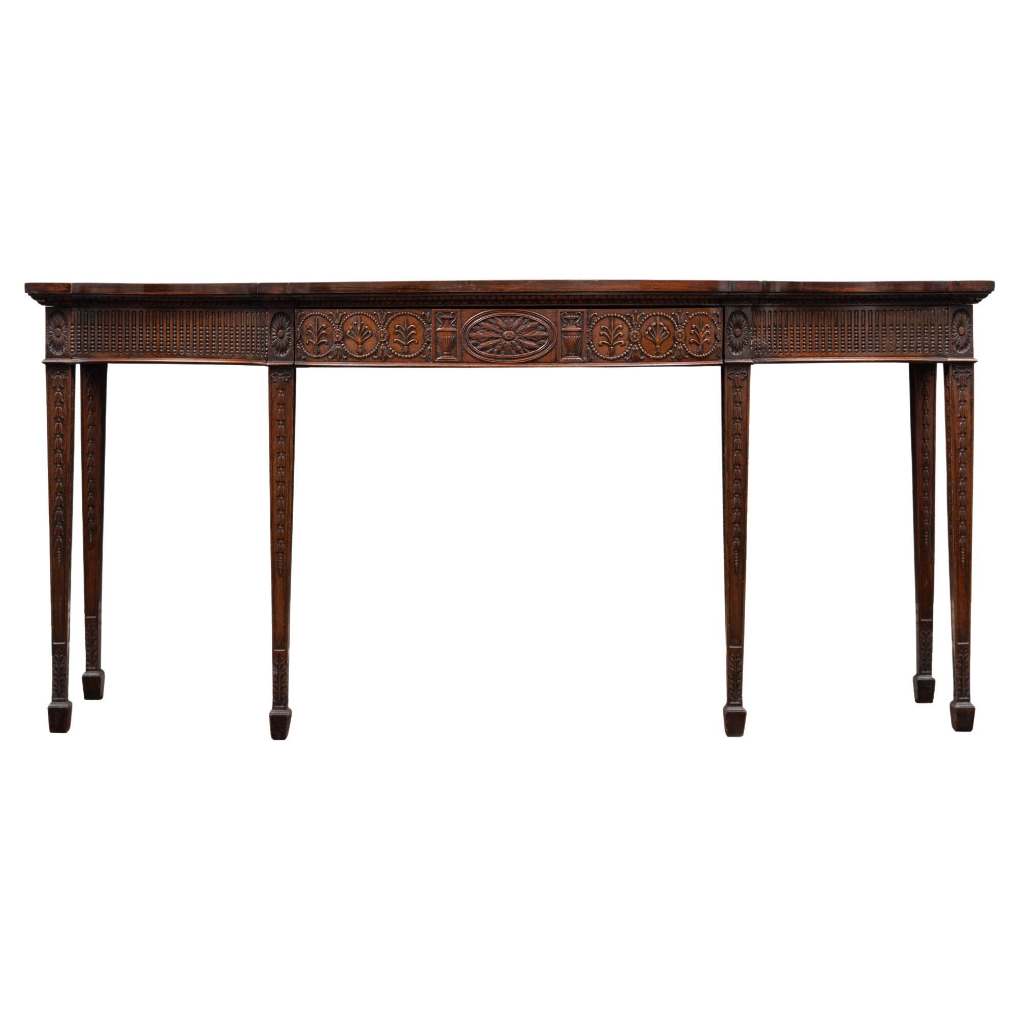 Mahogany Console Table For Sale