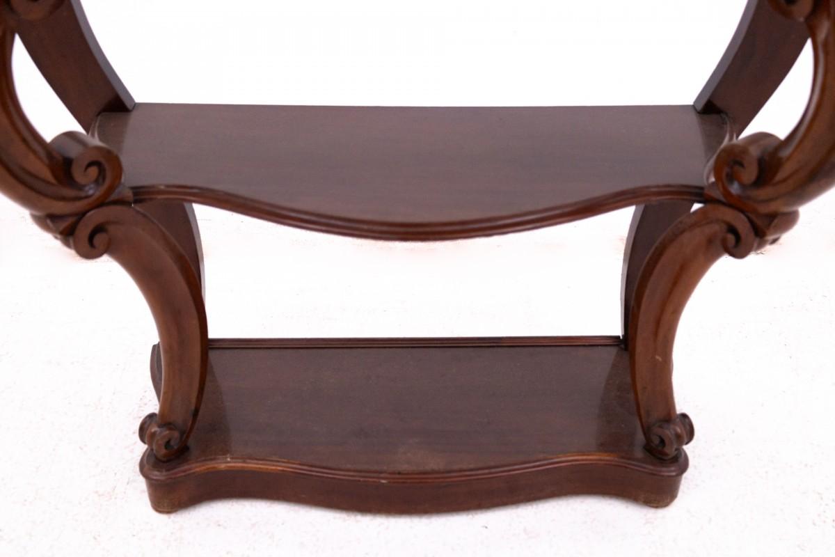 Mahogany console with marble top, France, circa 1880. For Sale 1