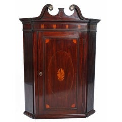 Mahogany Corner Cabinet, 18th Century