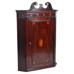 Mahogany Corner Cabinet, 18th Century