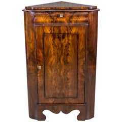 Mahogany Corner Cabinet, circa 1860